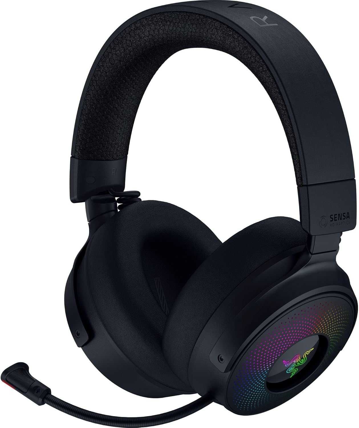 Razer Kraken V4 Pro - Безжични геймърски слушалки с OLED контролен хъб