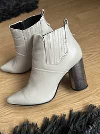 Botine piele, marimea 37!