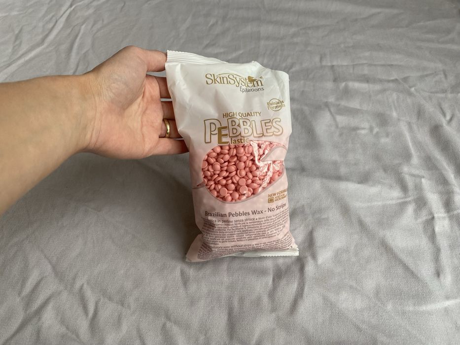 Pebbles перли восък за епилация  wax pink