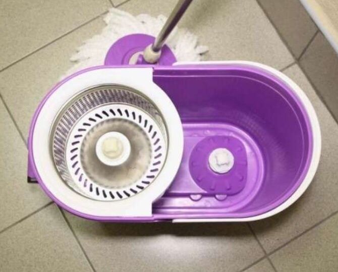 Швабра с Ведром для Отжима и Полоскания Spin Mop от интернет-магазина