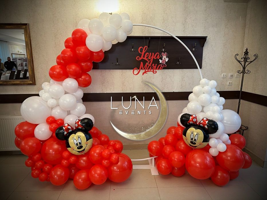 Aranjamente cu baloane / Fum greu cu gheață carbonică / Photo corner