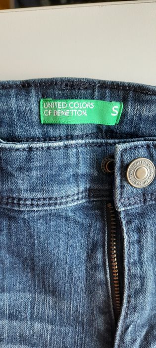 Дънки Benetton + фланела Zara 6-7 г.