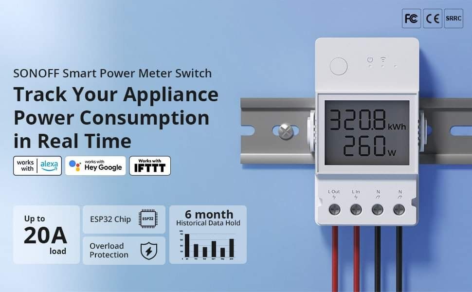 SONOFF POW320D WiFi Elite Smart Switch