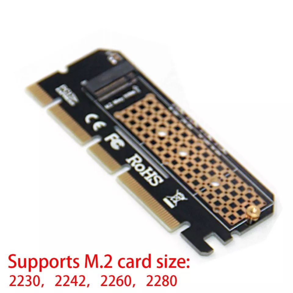 Adaptor ssd M.2 NVME 2230,2242,2260,2280 la PCI-E port x4,x8,x16