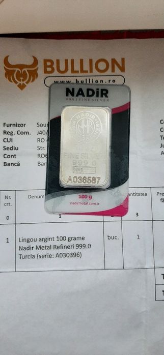 Lingou Argint Pur 500 gr Germania