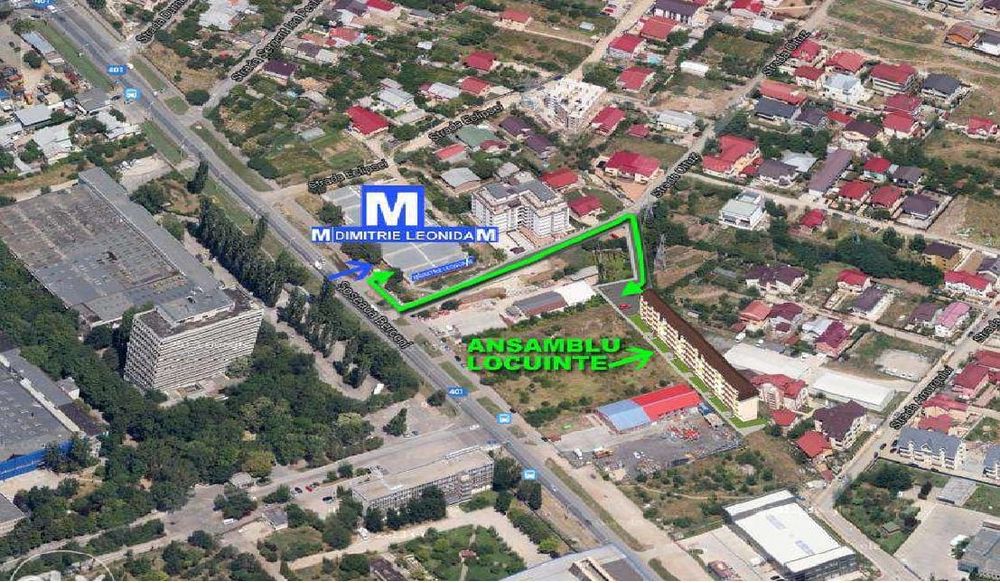 închiriez apt. 2 camere la 2 minute de metrou/str.oituz2T