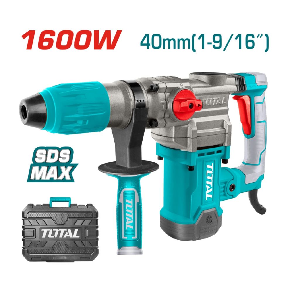 ЕЛЕКТРИЧЕСКИ Перфоратор Total industrial 1600 W,
