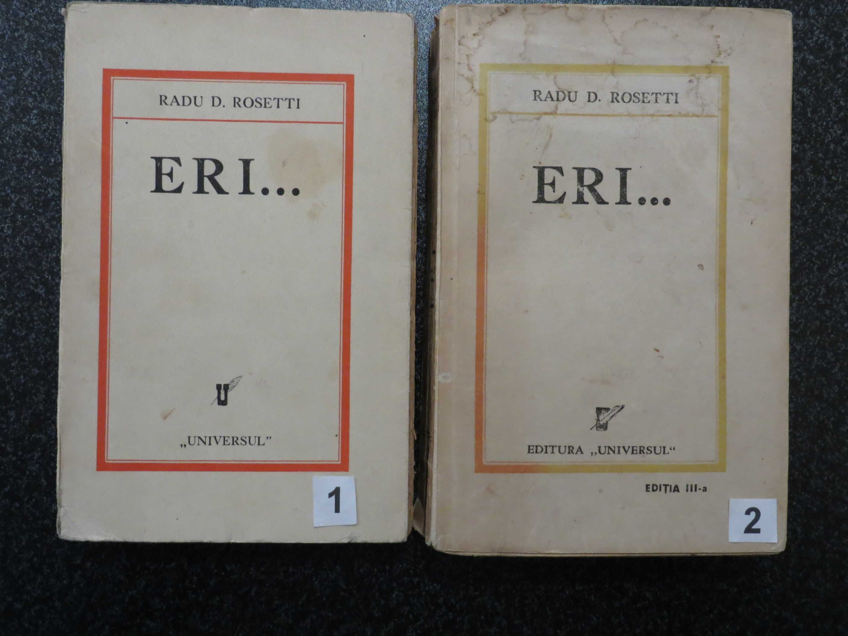 Eri...   Radu D. Rosetti   1931 / 1943