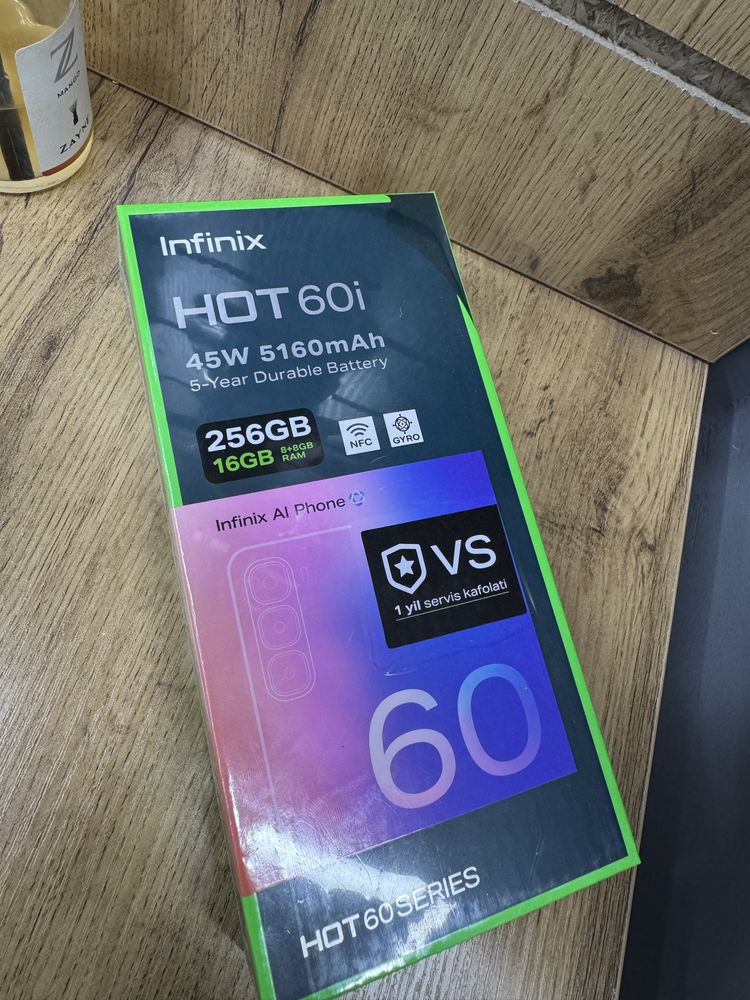 Infinix Hot 60i xotirasi 8/256 gb