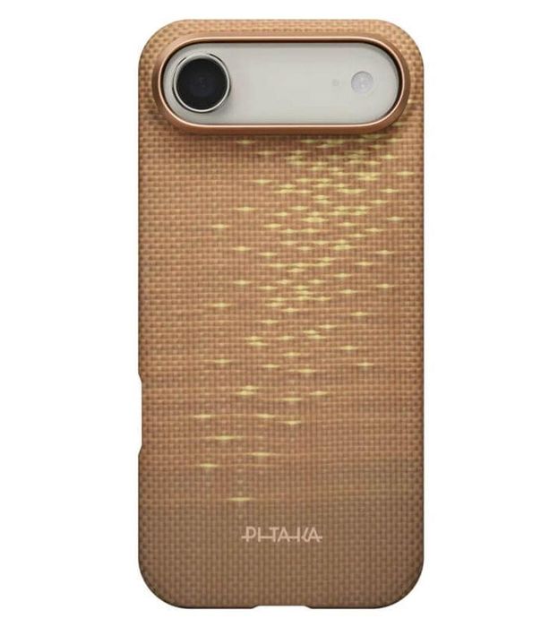Magsafe Калъф за iPhone Air, PITAKA Ultra Slim Golden Glint Case