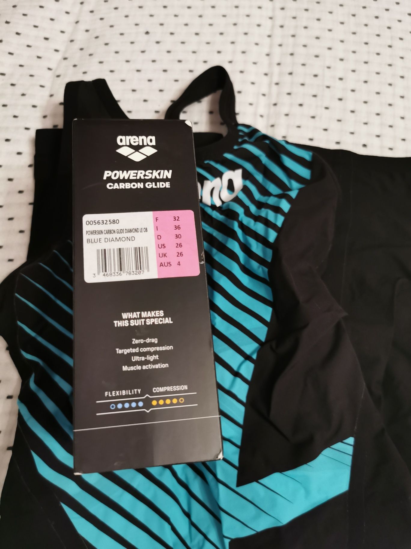 Costum inot competiție carbon Arena glide
