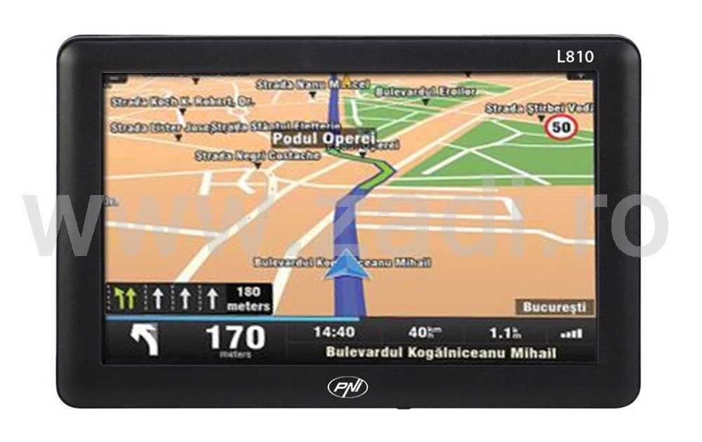 Gps ecran 7" antireflex - PNI L810- cu programe si harti pentru camion