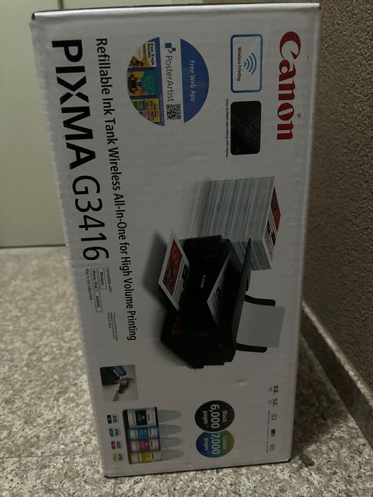 All-in-One Printer CANON PIXMA
Принтер Canon Pixma G3416
