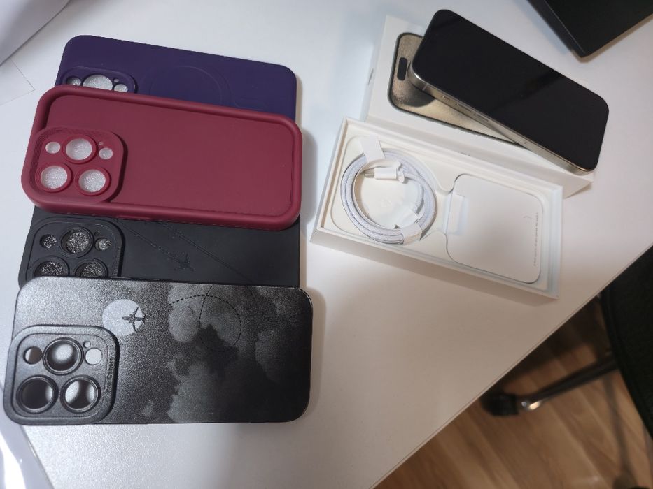 iPhone 15 Pro 128GB impecabil, in garantie, PRET FIX