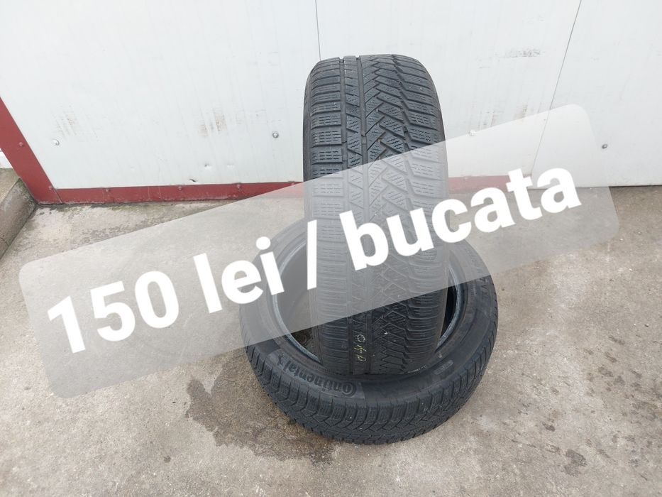 150 lei bucata! Doua anvelope M+S/IARNA 215 50 17 Continental