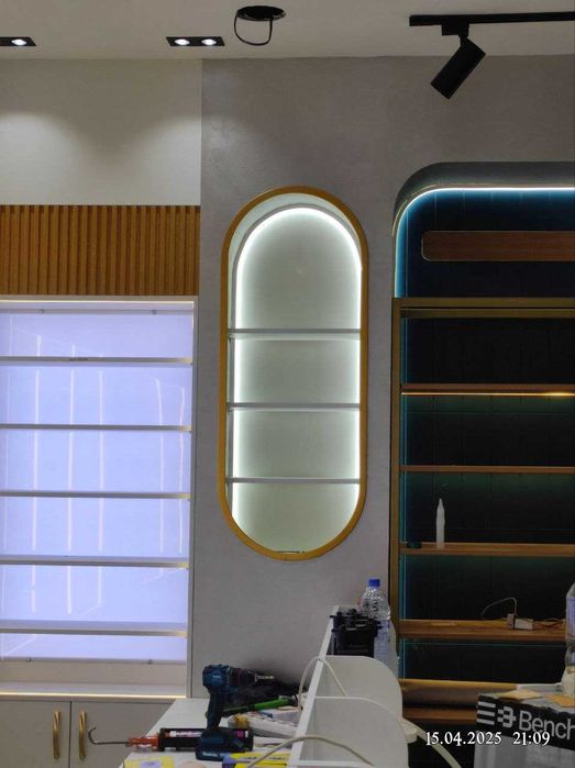 Мебель для аптек и витрины / Dorixona uchun maxsus mebel va vitrinalar