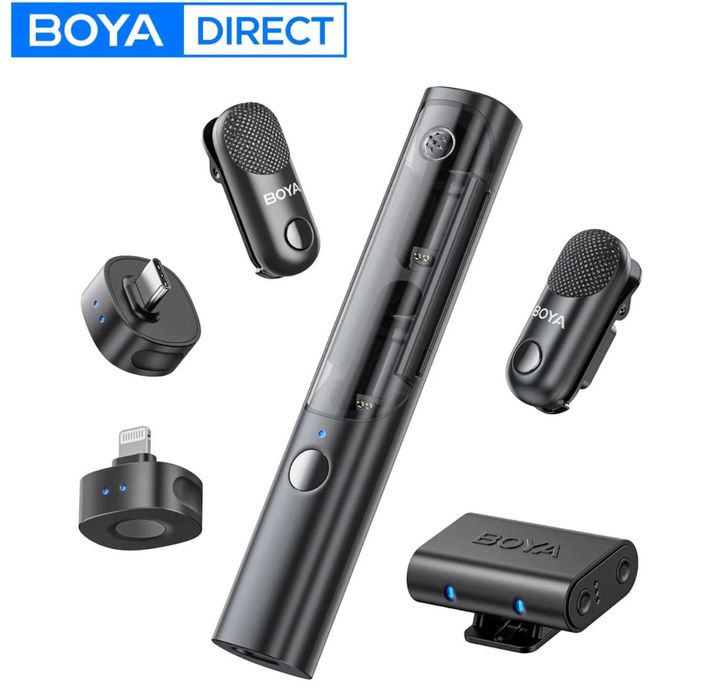 BOYA Magic — универсальный беспроводной микрофон с AI шумоподавлением