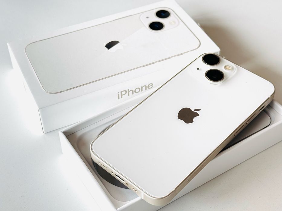 НОВ! Iphone 13 mini 256GB White 100% Батерия! Гаранция 6 месеца