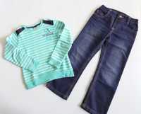 Различни модели детски лотове от дънки и блуза за 5-6, 7-8 г.