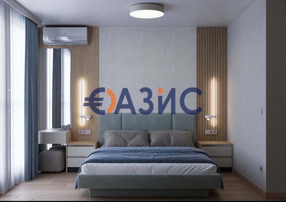 Напълно оборудвано студио в строящ се комплекс "Соренто Премиум",