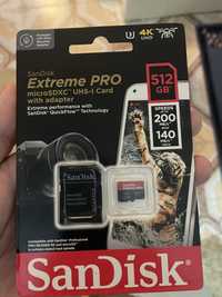 Card de memorie sandisk extreme pro 512 gb