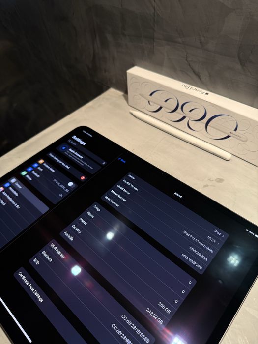 КАТО ЧИСТО НОВ Ipad Pro M4 13” + Apple Pencil Pro