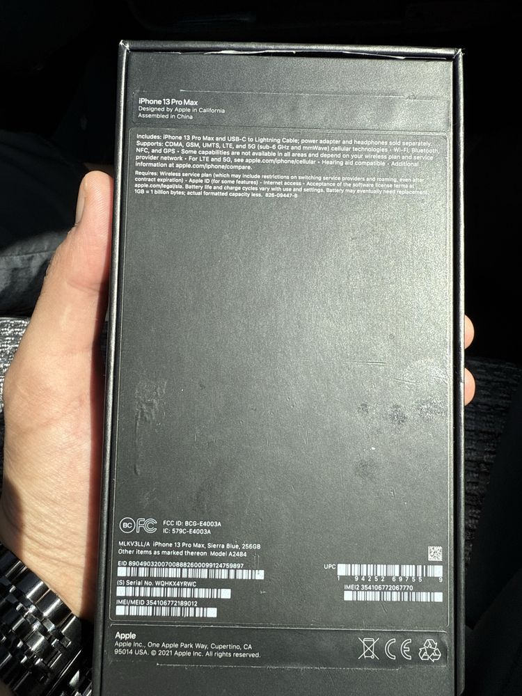 Iphone 13pro max LLA