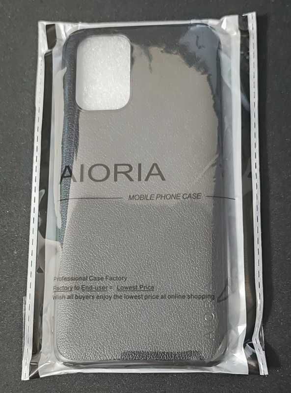 Гръб за Xiaomi Redmi Note 10S - black leather case
