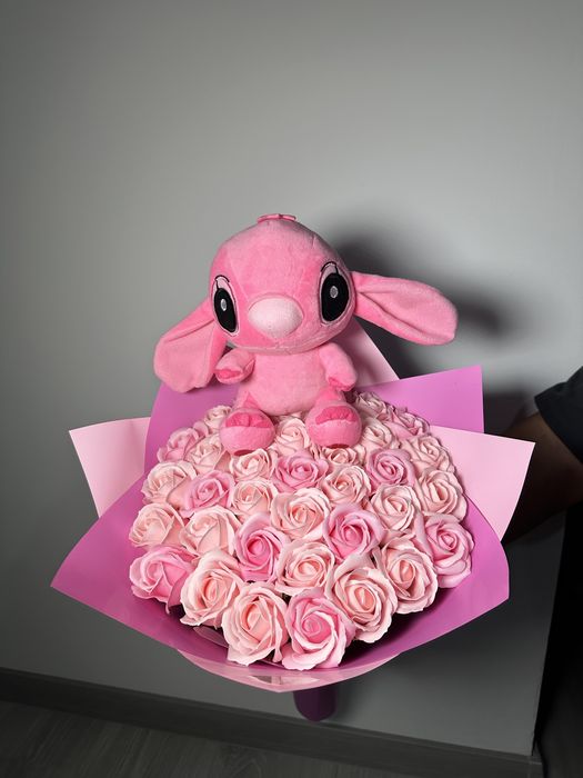 Buchete trandafiri sapun/stitch