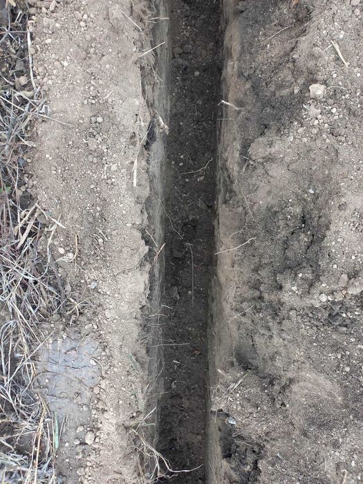 Sapator santuri cu trencher, cupa pentru pamant, sisteme de irigatie