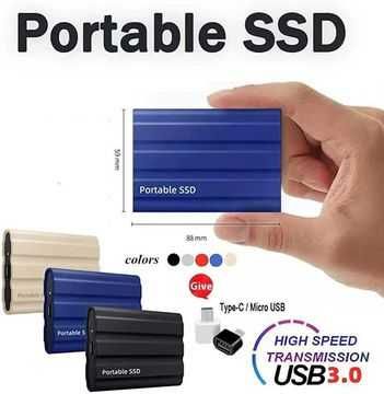 PRVDV 2TБ външен хард диск USB 3.0 преносим SSD