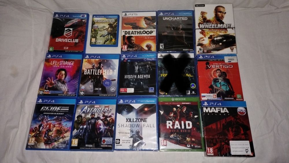Продам или обмен диски PS4/PS5 (Читайте описание!)