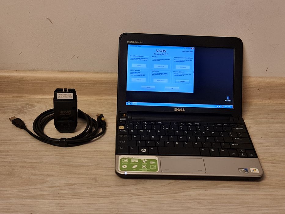 Kit diagnoza auto VCDS 24.5 ro-en 2025+ laptop Dell 10'