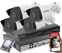 Камера видеонаблюдения Hikvision IP,2 MP 4 штук