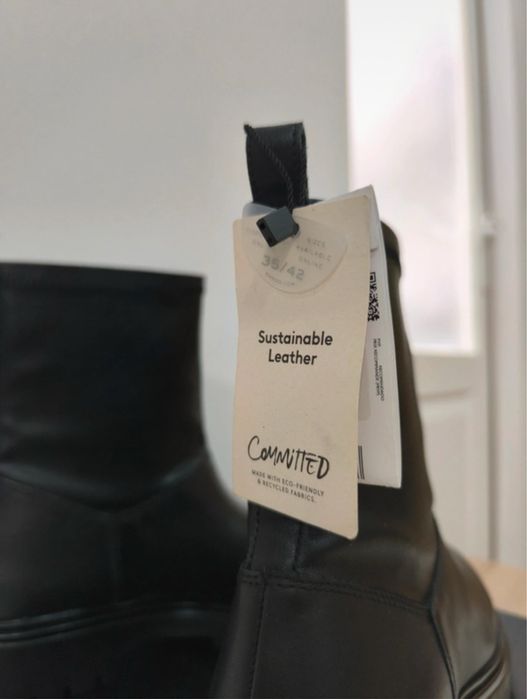 Ghete Mango Piele - marimea 37