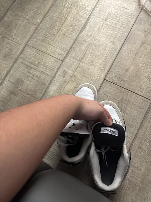 Vand jordan 4 military blk,44 fit 43