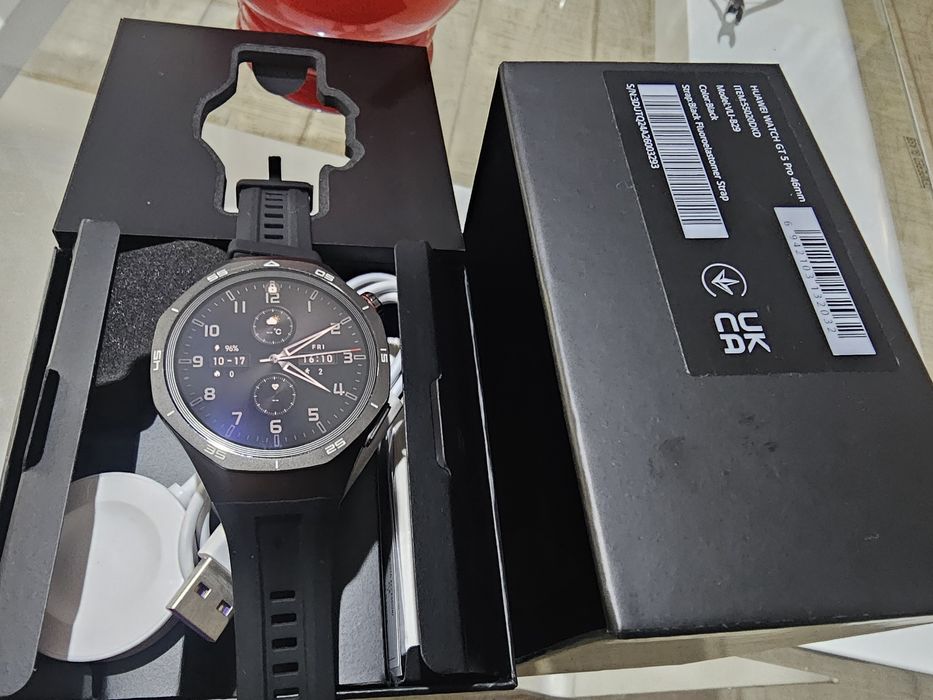 Smartwatch Huawei Watch GT 5 Pro, 46MM, Tarnish Titanium Case