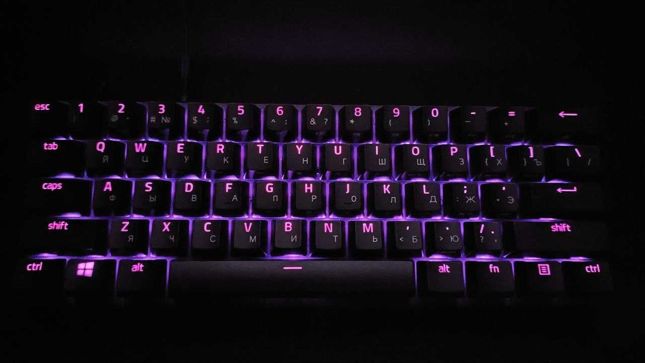 Клавиатура Razer huntsman mini