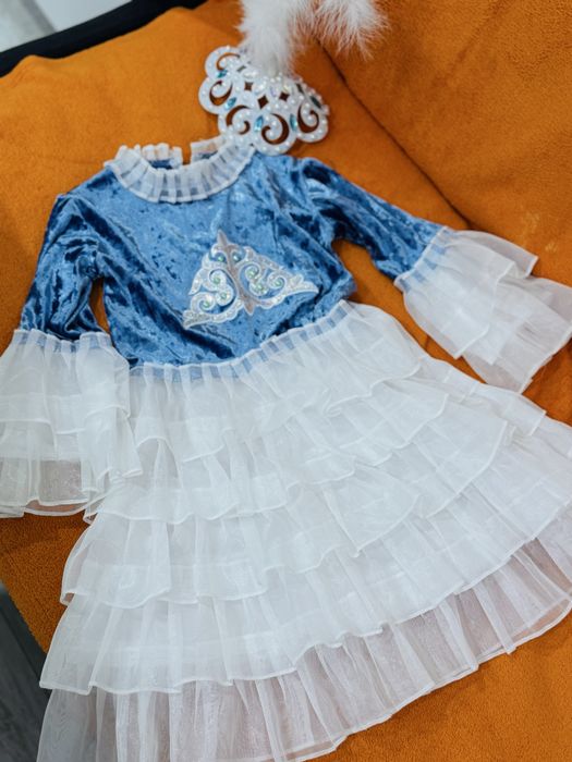 Казахское платье, 3-6 лет.