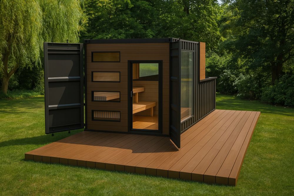 Saunapod&Plunge - SPA modular - piscina si sauna din container maritim