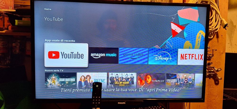 TV Philips non smart cu sistem  fire tv