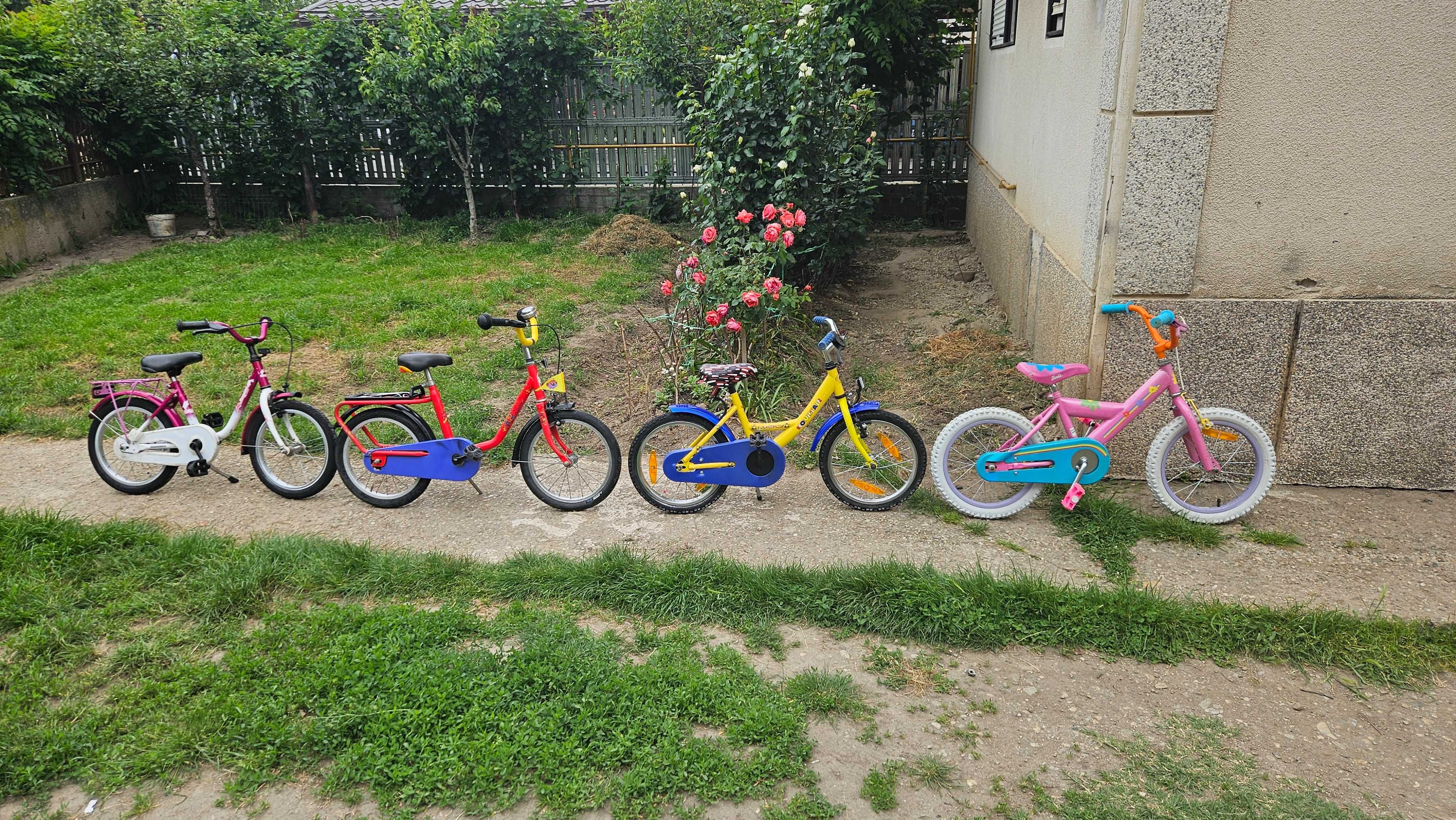 Bicicleta copii 16 inchi(4,5-7 ani),diverse modele,single speed,fr. cl
