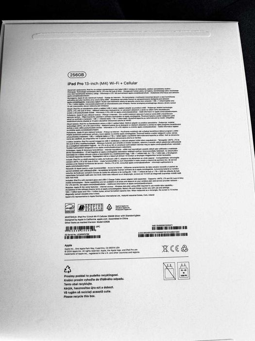 iPad Pro 13" M4,256GB,Cellular,Silver+Tastatura Apple Magic (Garantie)