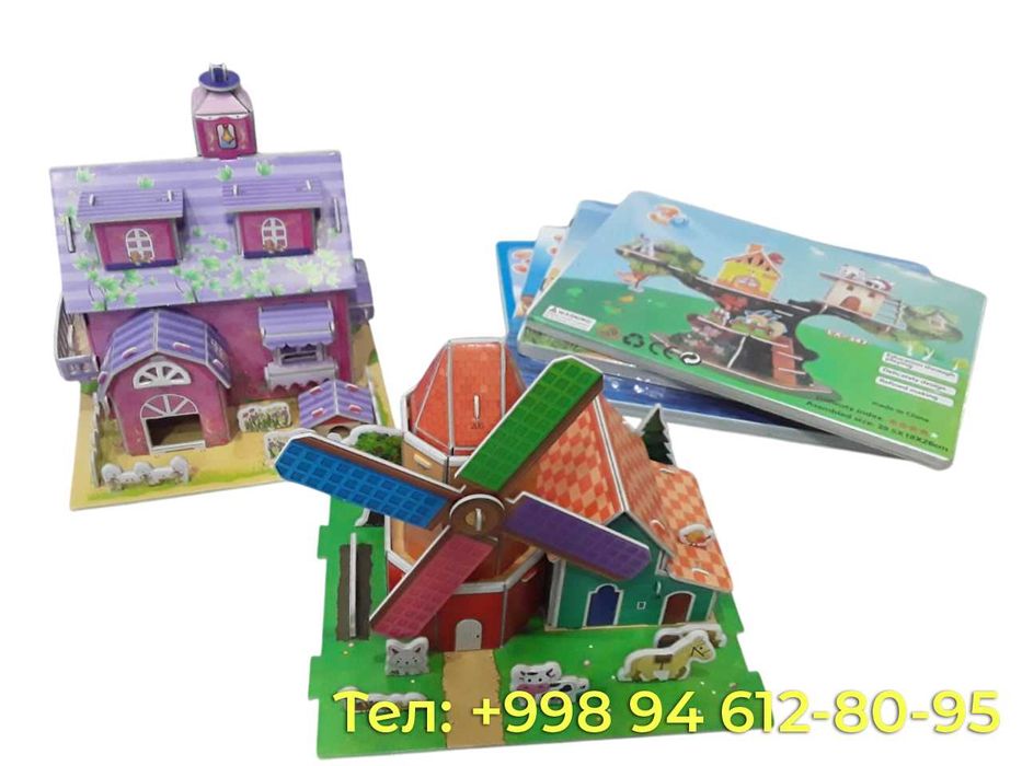 3D пазлы DIY TOY развивающие игрушки для детей