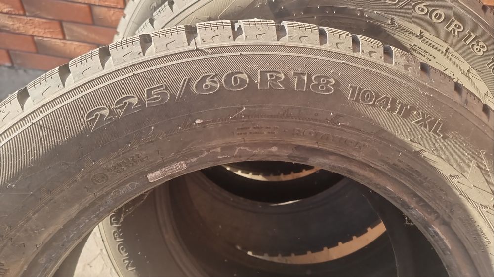 Продам шины 4 шт комплект б/у цена 1 шт 19950 тг