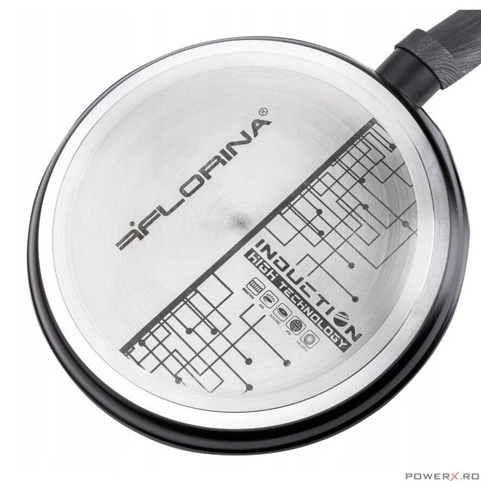 Tigaie de clatite, 25 cm, de marmura, Antiaderent, Inductie, Bono