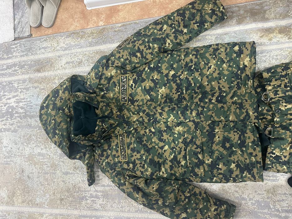 Новый военный Куртка  и Ватник вместе комбинезон