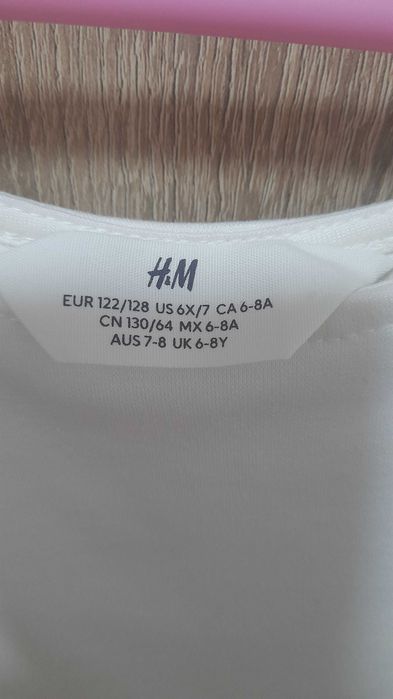 Детска рокля H&M 6-8 г.