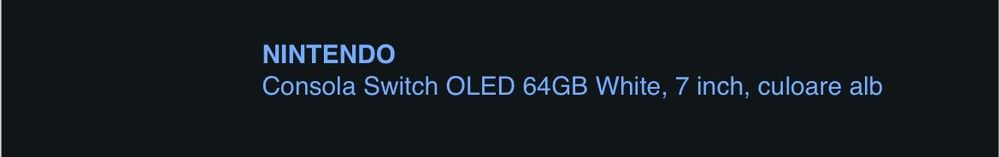 Nintendo switch OLED  64GB