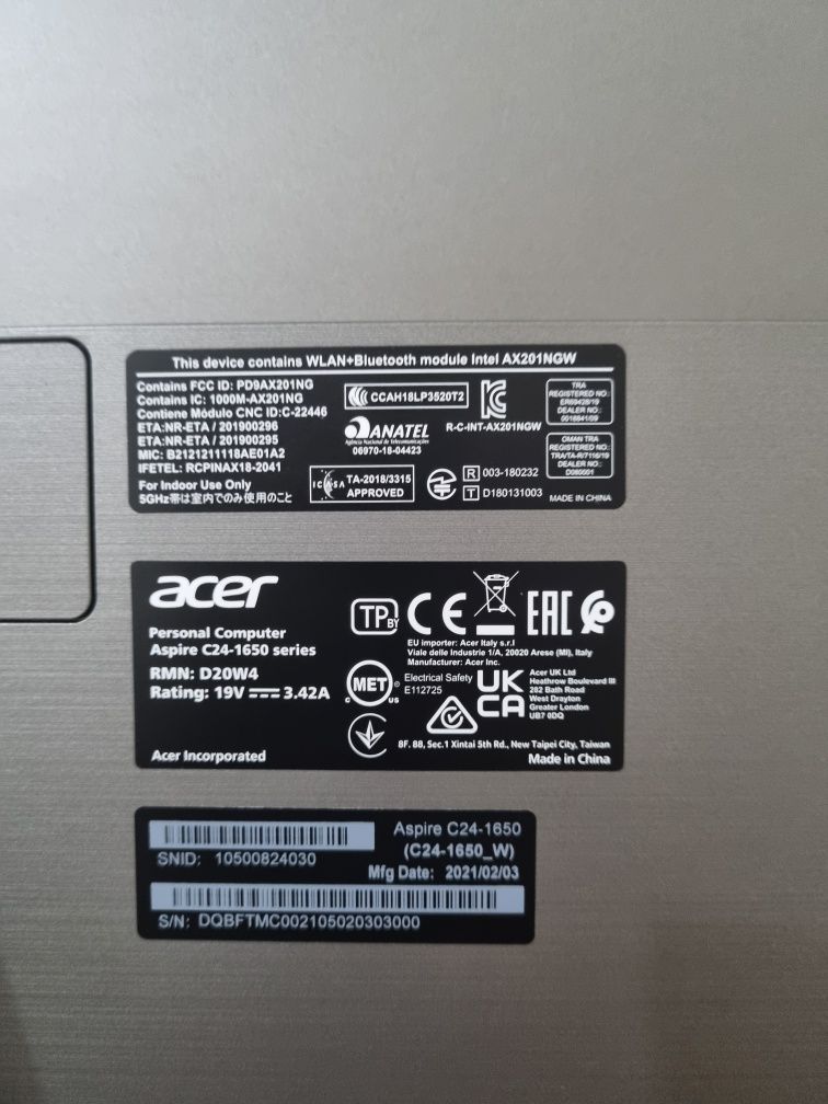 Acer Aspire C24-1650 СРОЧНО